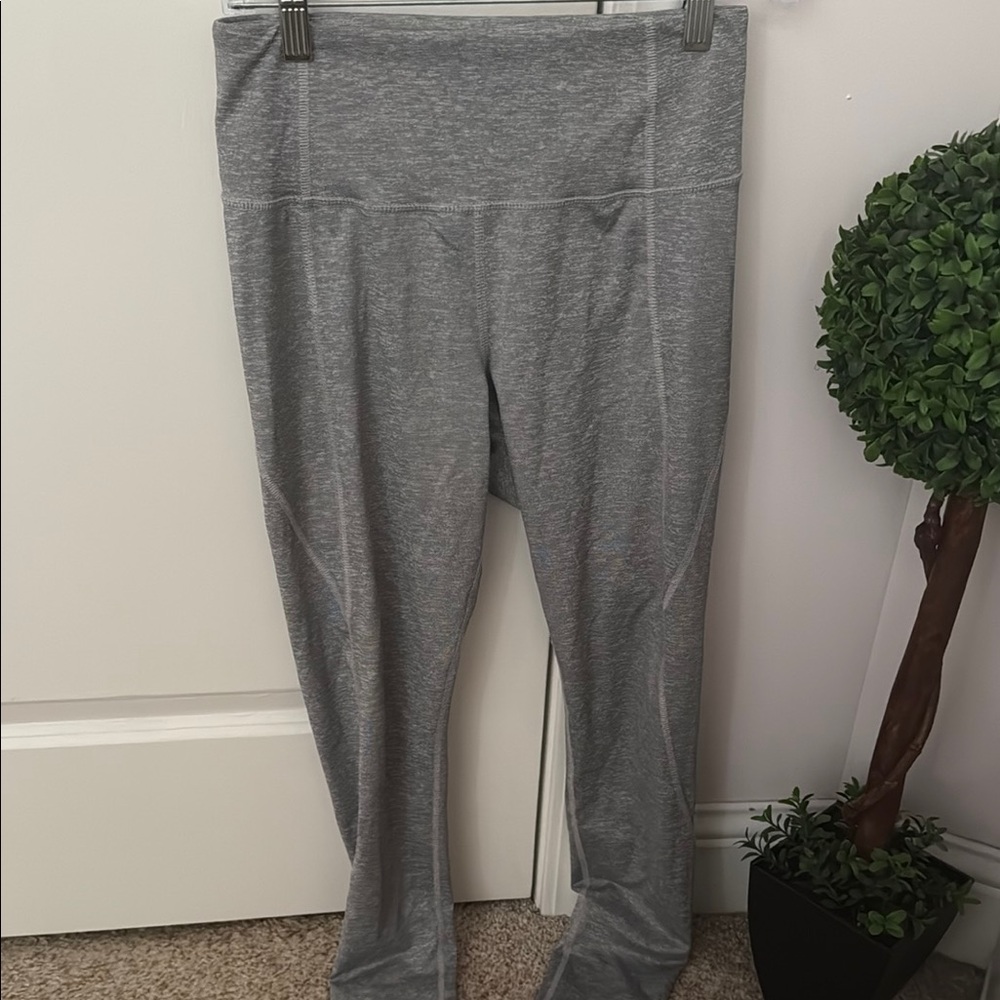 Gray Tek Gear High-Waisted Leggings